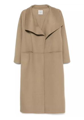 TOTEME shawl-lapels coat - Neutrals
