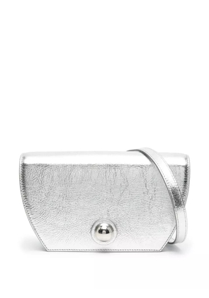 Furla metallic-leather cross body bag - Silver