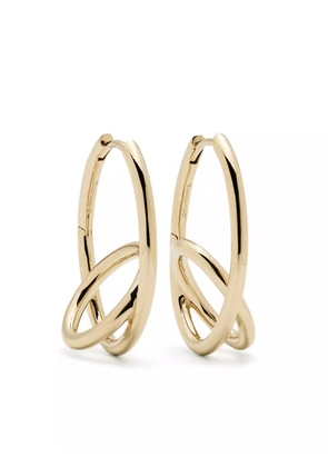 Otiumberg 14kt gold vermeil Spiralis hoop earrings