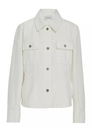 Ferragamo cotton trucker jacket - White