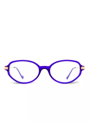 Eyepetizer Madison oval-frame glasses - Purple