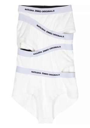 Natasha Zinko Underwear asymmetric skirt - White