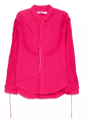 midorikawa raw edge blouse - Pink