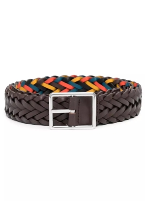 Paul Smith reversible braided belt - Brown