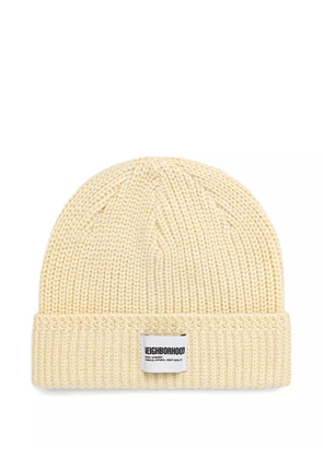 Neighborhood ribbed beanie - Neutrals