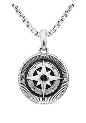 David Yurman sterling silver Maritime Compass diamond amulet (26.8mm)