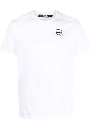 Karl Lagerfeld Ikon organic-cotton T-shirt - White
