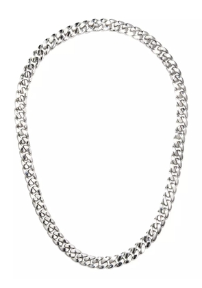 SHAY 18K white gold flat link-chain necklace - Metallic