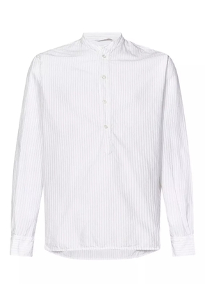 East Harbour Surplus striped button-up shirt - White