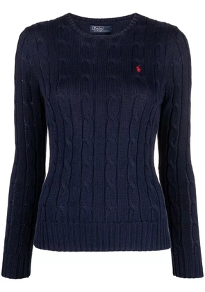 Polo Ralph Lauren Polo Pony cable-knit jumper - Blue