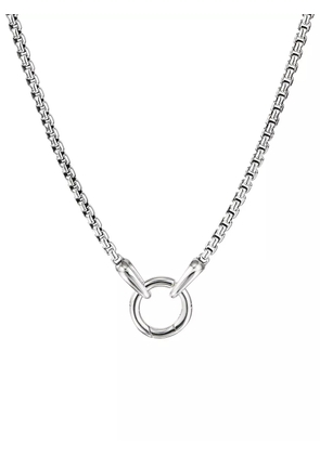 David Yurman sterling silver Smooth Amulet Box Chain necklace (2.7mm)