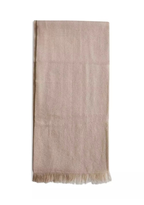 Brunello Cucinelli fringed scarf - Neutrals