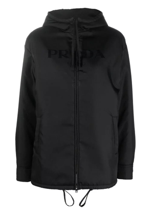 Prada Re-Nylon hooded jacket - Black