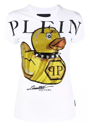 Philipp Plein Duck round-neck T-shirt - White