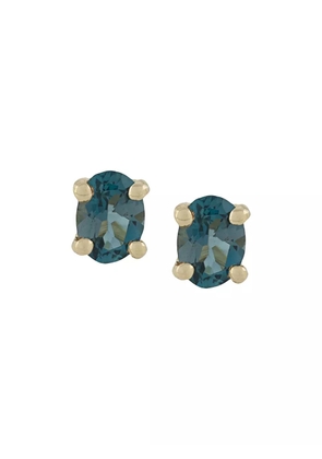 Wouters & Hendrix Gold 18kt yellow gold topaz Charleston Chapters stud earrings - Blue