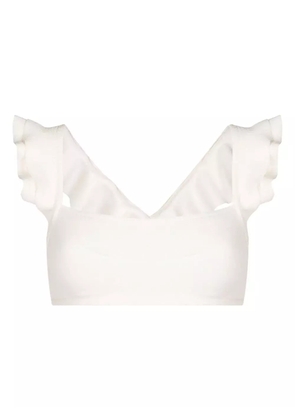 Clube Bossa Jasper square neck bikini top - White