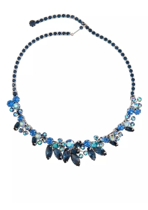 Susan Caplan Vintage 1950s Weiss crystal-embellished necklace - Blue