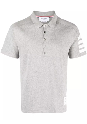 Thom Browne 4-Bar stripe polo shirt - Grey