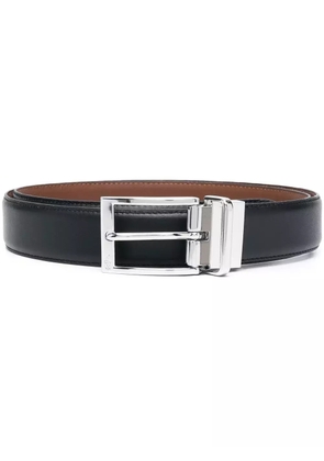Polo Ralph Lauren logo-engraved buckle belt - Black