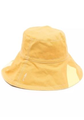Ally Capellino Shade stripe-print bucket hat - Yellow