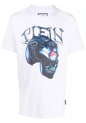 Philipp Plein SS Chrome round-neck T-shirt - White