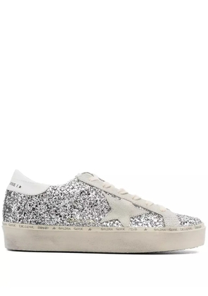 Golden Goose Hi-Star glitter sneakers - Silver