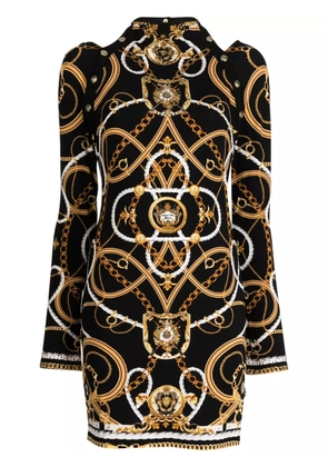 Camilla Coast To Coast-print open-back minidress - Black