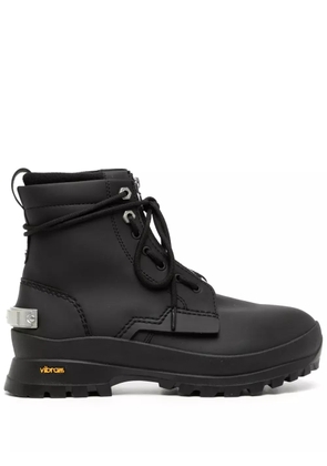 C2h4 Boson leather ankle boots - Black