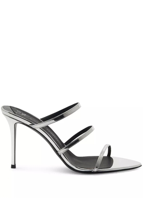 Giuseppe Zanotti Alimha 90mm straped sandals - Silver