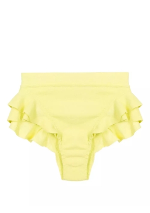 Clube Bossa Turbe ruffled bikini bottom - Yellow