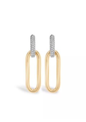 Pragnell 18kt yellow and white gold Havana diamond earrings