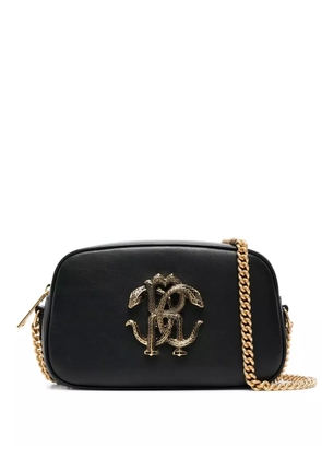 Roberto Cavalli Mirror Snake shoulder bag - Black