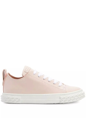 Giuseppe Zanotti logo-patch low-top trainers - Pink