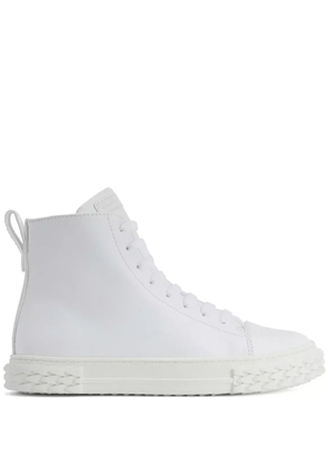 Giuseppe Zanotti logo-patch high-top trainers - White