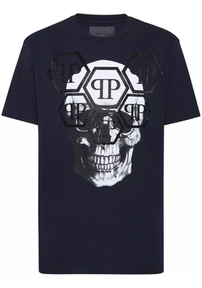 Philipp Plein SS Stones Skull t-shirt - Blue