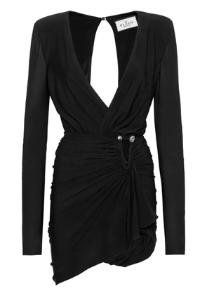 Philipp Plein piercing-detail mini dress - Black