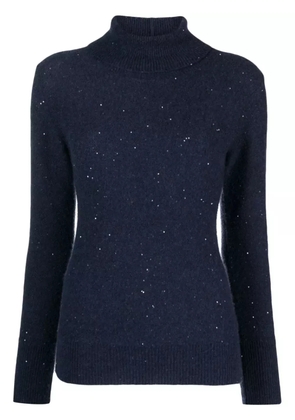 Fabiana Filippi roll-neck long-sleeve jumper - Blue