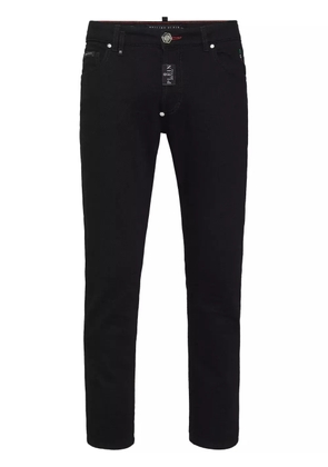 Philipp Plein logo-plaque skinny-cut jeans - Black
