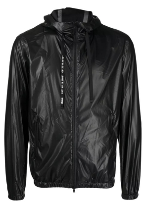 Herno zip-fastening hooded jacket - Black