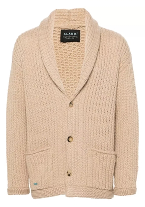 Alanui Finest ribbed cardigan - Neutrals