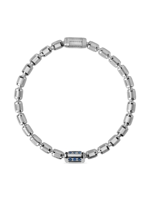 Officina Bernardi 18kt white gold Lumen sapphire and diamond bracelet - Silver