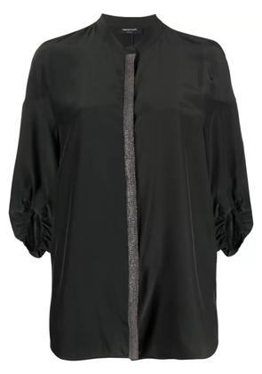Fabiana Filippi rhinestone-embellished shirt - Green