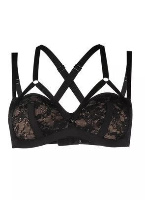 Marlies Dekkers Taboo floral-lace balcony bra - Black
