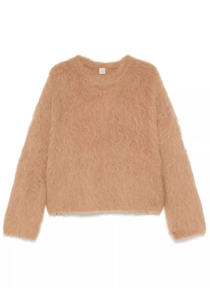 TOTEME brushed-finish sweater - Brown