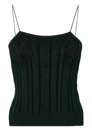 Jacquemus Le haut Bela ribbed-knit top - Green