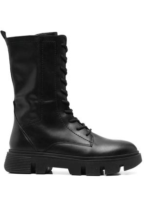 Geox 40mm Vilde combat boots - Black