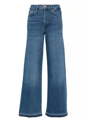 FRAME Le Slim high-rise palazzo jeans - Blue