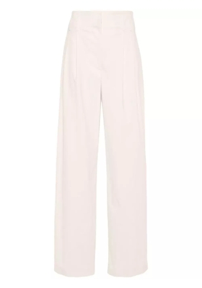 Genny wide-leg trousers - Neutrals