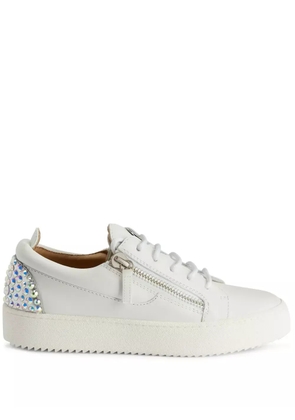 Giuseppe Zanotti Gail rhinestone-embellished sneakers - White