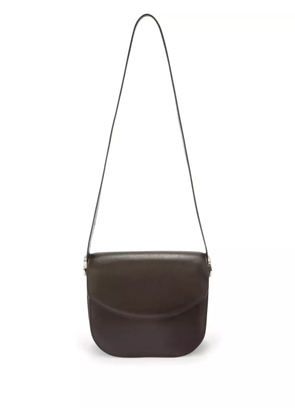 Jil Sander Coin leather crossbody bag - Brown